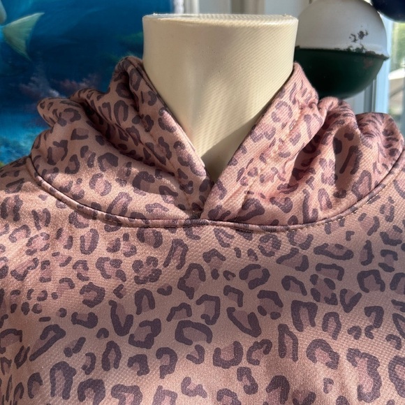 Source Unknown Leopard Print Hoodie - Brown and Black - Picture 3 of 4